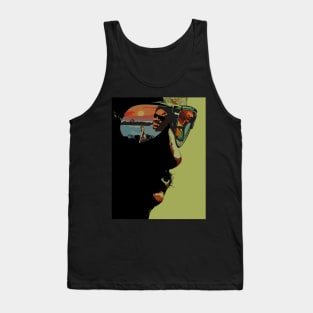 Stevie Wonder Retro Aesthetic 70s 80 Tank Top